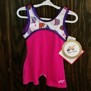 Girls Sports Gymnastics Leotard Size Child INT
